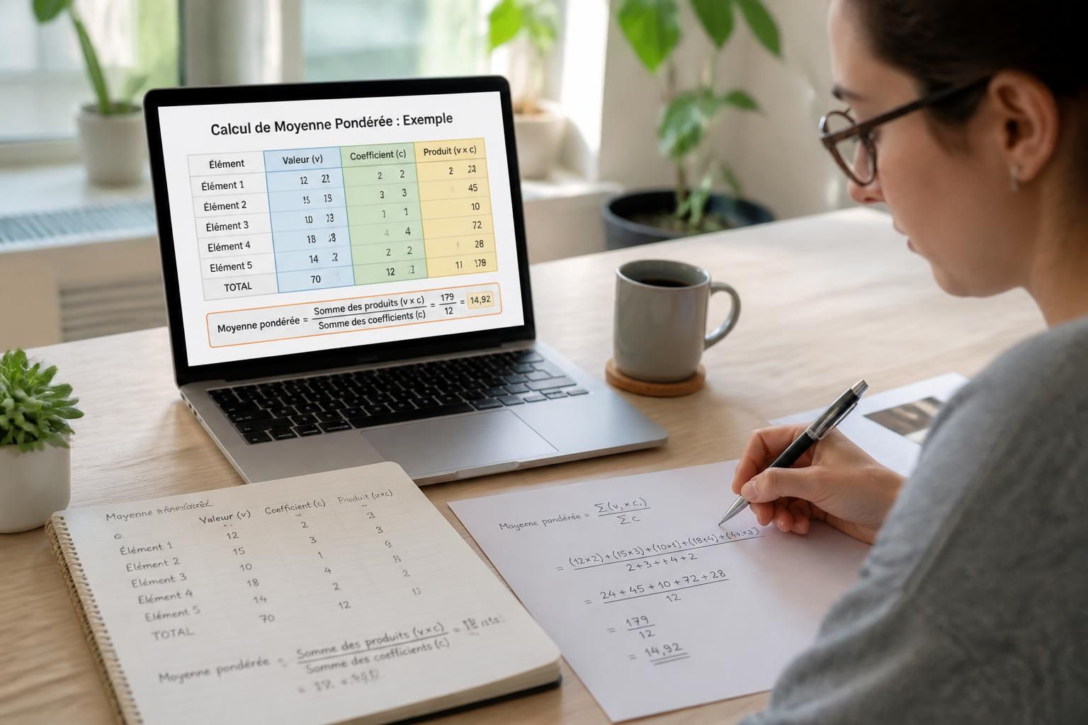 apprenez à calculer facilement une moyenne pondérée avec coefficients grâce à notre guide pratique étape par étape, idéal pour maîtriser cette méthode essentielle.